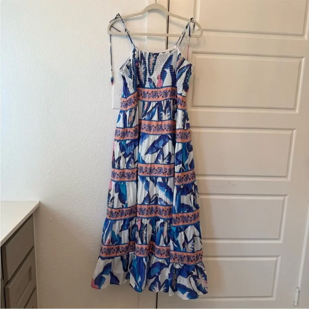 Farm Rio Foliage Midi Dress